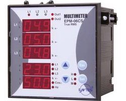 ENTES EPM-06CS-96 Digitaal inbouwmeetapparaat Spanning, stroom, frequentie, bedrijfsuren, urentotaal