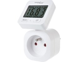 GreenBlue GB615 E - Energiemeter - wattmeter - Verbruiksmeter - 16A - max. 3680W - Elektriciteitsmeter - Energiekosten- type E - 220-240V