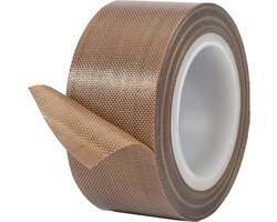 Hogetemperatuur Teflontape 55 mm x 10 m - Hittebestendig tot 300 °C voor Verzegeling