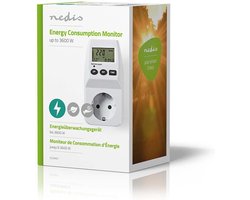 Nedis Energieverbruiksmeter - Batterij Gevoed / Netvoeding - 16 A