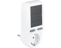 Q-Link Energiekostenmeter – Digitale Energie Tracker met Randaarde – Met Memory Functie