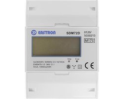 Eastron elektriciteitsmeter - Eastron kWh meter 100A 3-fase digitaal MID (SDM72DMID)