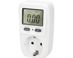 Slimme Energieverbruiksmeter Met LCD-scherm - Efficiënte Schuko-Uitvoering Voor Duurzaam Energiebewustzijn!