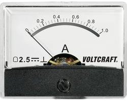 VOLTCRAFT AM-60X46/1A/DC Inbouwmeter AM-60X46/1 A/DC 1 A Draaispoel