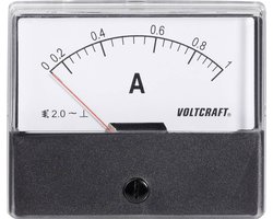 VOLTCRAFT AM-70X60/1A Inbouwmeter AM-70X60/1 A 1 A Weekijzer