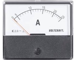 VOLTCRAFT AM-70X60/25 A Inbouwmeter AM-70X60/25 A 25 A Weekijzer