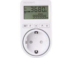 VOLTCRAFT SEM4500 Energiekostenmeter Kostenprognose, Alarmfunctie, Instelbaar stroomtarief