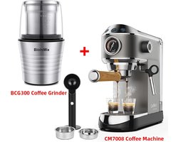 Eszenzics™ Espressomachine - Professionele kwaliteit - 20 Bar - Semi-automatisch - Melkopschuimer - Incl. koffiemolen - Barista - Espresso, cappuccino, latte en mokka