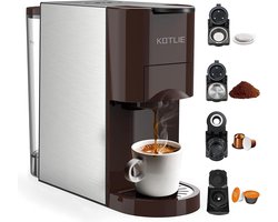 KOTLIE Espresso Koffiezetapparaat - 4-in-1 Multifunctioneel