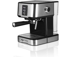 Magnani - Espresso Machine - Half-automatisch - met Tamper en Stoompijp - voor 1 of 2 Kopjes Koffie - RVS - 29 x 31 x 27 cm (L x B x D) -