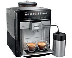 Siemens EQ6 Plus ExtraKlasse TE657F03DE - Volautomatische espressomachine - Inclusief RVS melkbeker - RVS