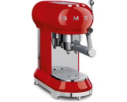 SMEG ECF01RDEU - Handmatige espressomachine - Rood - Stoompijp