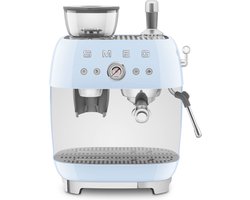 SMEG EGF03PBEU - Espressomachine met geïntegreerde bonenmaler - Pastelblauw