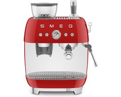 SMEG EGF03RDEU - Espressomachine met geïntegreerde bonenmaler - Rood