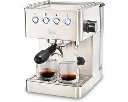 Solis Barista Gran Gusto 1014 Pistonmachine - Espressomachine - Koffiemachine met Bonen - Zilver