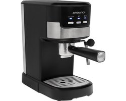 Tristar Espressomachine & Koffiecupmachine CM-2278 - Koffiemachine geschikt voor capsules & losse koffie - Inclusief melkstoompijpje - Gemakkelijk in gebruik - Zwart RVS