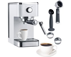 White-Label Espressomachine - Koffiezetapparaat - Koffiemachines - Zilver