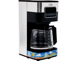 Any Morning Filterkoffiezetapparaat - Premium Koffiemachine - Koffie Apparaat - Met Kan en Slim Touchscreen Systeem - Inclusief maatschep - Zilver