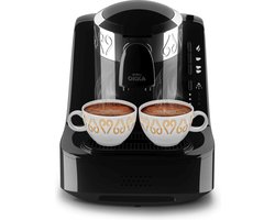 Arzum OKKA Turkish Coffee Machine| OK002BLACK | Black - Chrome |Turks Koffizetapparat- Zwart & Zilver - Full Automatic | 2 kopjes