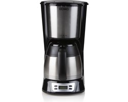 DOMO DO709K Koffiezetapparaat met thermoskan - 1L - Timer - RVS