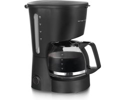 EMERIO CME-116801 - Filterkoffiezetapparaat, klein, 0,6 l glazen kan voor maximaal 5 kopjes verse koffie, uitneembaar permanent filter, anti-druppelfunctie, 40 minuten, auto-off, 600 watt, BPA-vrij