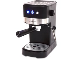 espressomachine- Semi-automatisch met waterreservoir van 1,2 liter. Koffie machine- espresso machine –koffiezetapparaat- espresso apparaat- Met stoompijpje –Piston voor 1 of 2 kopjes-koffie zet apparaat-coffee-koffiemachine-cappuccino-latte macchiato