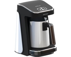 Goldmaster PRO KIVAM - GM-9900B - Turkse Koffiezetapparaat - 480W Performance / stijlvol ontwerp / duurzame roestvrijstalen Koffiepot - Wit