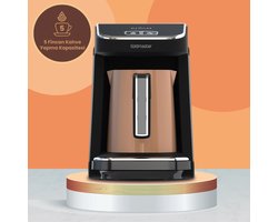 Goldmaster PRO KIVAM - GM-9900G - Turkse Koffiezetapparaat - 480W Performance / stijlvol ontwerp / duurzame roestvrijstalen Koffiepot - Goud