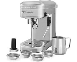 KitchenAid Espressomachine Artisan - koffiemachine met slimme sensortechnologie, stoompijpje en accessoires - Metaal