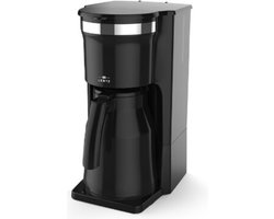 Lentz - Koffiemachine -Filterkoffie - Koffiezetapparaat - Inclusief Filter - Thermos - Inclusief Thermoskan - Zwart - 8 Kopjes - 1,L - Koffie - Cafe - Cafetiere - Filtre a Cafe