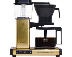 Moccamaster KBG Select - Koffiezetapparaat - Brushed Brass – 5 jaar garantie