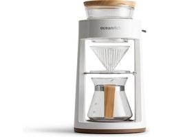 Oceanrich Auto Rotating Pour Over Koffiemaker- filterkoffie - Wit