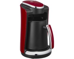 Schafer - Elekrtische koffiemachine - Cezve - Koffiezetapparaat - Turkse koffiemachine - 250 - Koffie - 400W - Rood - Elektrikli - 220-240V -