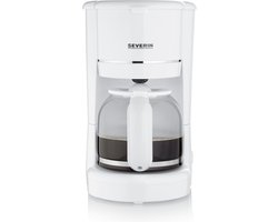 Severin KA 4323 Filter-koffiezetapparaat - met afwasbaar permanent filter - 900 Watt - Wit