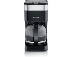 Severin KA 9263, Filterkoffiezetapparaat, 1,25 l, Gemalen koffie, 900 W, Zwart / RVS serie