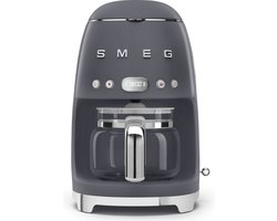 SMEG DCF02GREU - Filterkoffiemachine - Leigrijs - Warmhoudfunctie