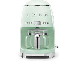 SMEG DCF02PGEU - Filterkoffiemachine - Watergroen - Warmhoudfunctie