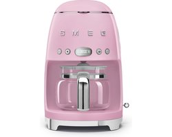 SMEG DCF02PKEU - Filterkoffiemachine - Roze - Warmhoudfunctie