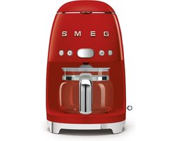 SMEG DCF02RDEU - Filterkoffiemachine - Rood - Warmhoudfunctie