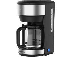 Westinghouse Koffiezetapparaat - Filterkoffie - Met Glazen Kan - 10 Koppen Koffie - Met Herbruikbare Filter - RVS