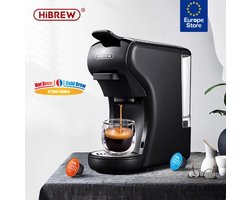 X-Qlusive HiBrew Koffiezetapparaat | 3-in-1 Compatibel ontwerp| Energiebesparend | Koud/warm functie | Dolce gusto apparaat | Koffiezetapparaat cups | & Poeder| Warme chocolademelk| Ijskoffie