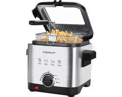 Aigostar Fries 30IZD - Frituurpan - 1.5L - 300g friet - 1000W RVS