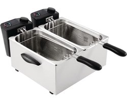 Caterlite Dubbele Friteuse Voor Licht Gebruik 2x 3,5L GG199 - Horeca & Professioneel