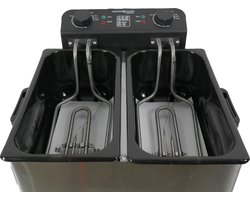 Dubbele friteuse 2 x 3L - 4000 watts