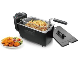 Emerio DF-120482.2 - Friteuse - Met koelzone - Zwart