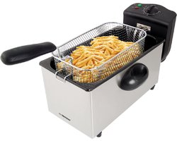 Esperanza EKG010 Frituurpan - Friteuse - 3 Liter - 2000 W - RVS