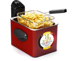 Frifri 1905R | Frituurpan | 3,5 liter | 3200 Watt | 1 kg friet | 10 jaar garantie