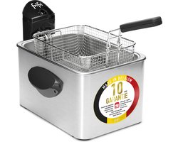 Frifri 5848 DuoG&V - Frituurpan - 4,5 liter - 3200W - Koolstof geur- en vetfilter - Aluminium - 10 jaar garantie