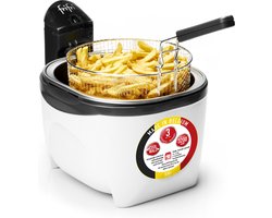 Frifri 828 Frituurpan 4 liter - 3200 Watt - wit - 1,5 kg friet - 3 jaar garantie