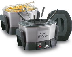 FRITEL FF 1400 - Fondue & Frituurpan / Snack Friteuse - 1,5L - 1400W - 6 Personen - PFAS-vrij